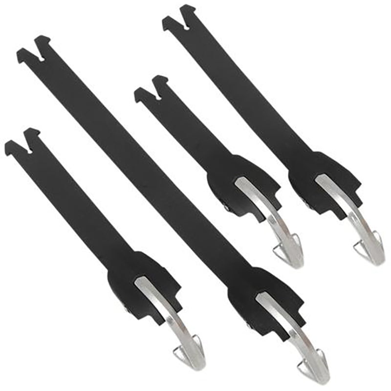 Alpinestars Strap Set "14 Fits Tech 7/Tech 5/Tech 3 With Aluminium Bridge (x4) - Black