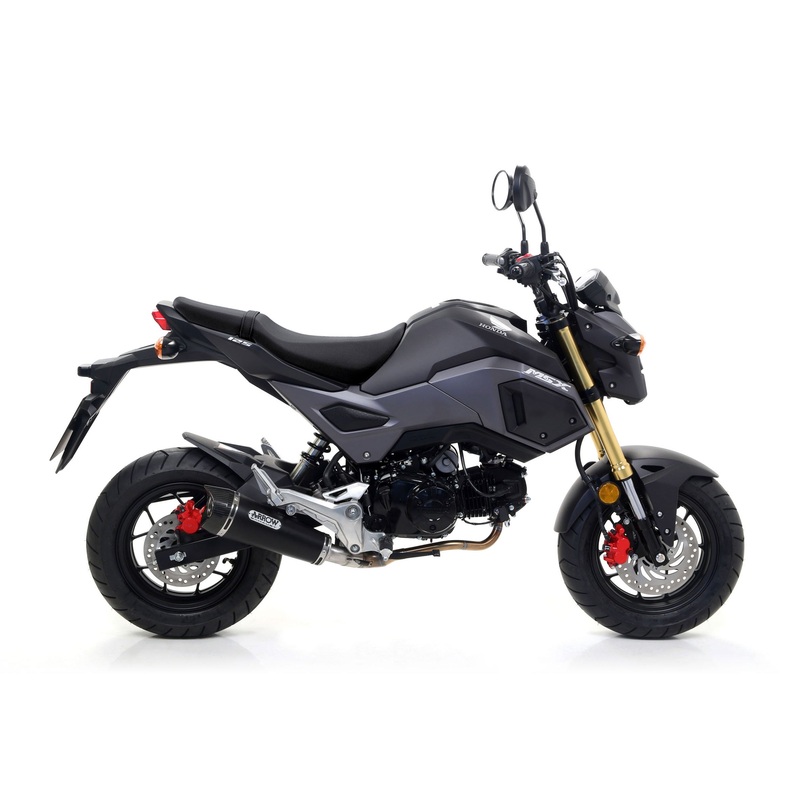 ARROW 52507XKN Silencer - X-KONE Nichrom Dark with a Carbon Fibre End CapHONDA