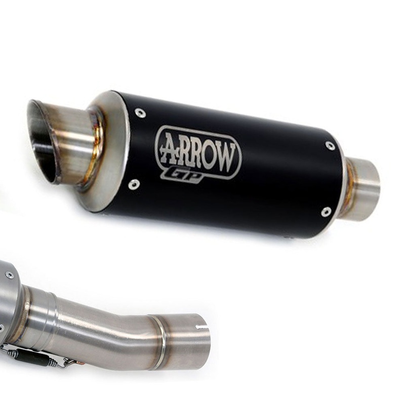 ARROW Silencer 71009GPI :- GP2 Series Stainless DarkAPRILIA
