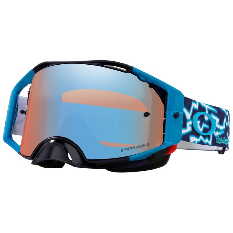 Oakley Airbrake MX Troy Lee Designs Goggles With Prizm Sapphire Lens