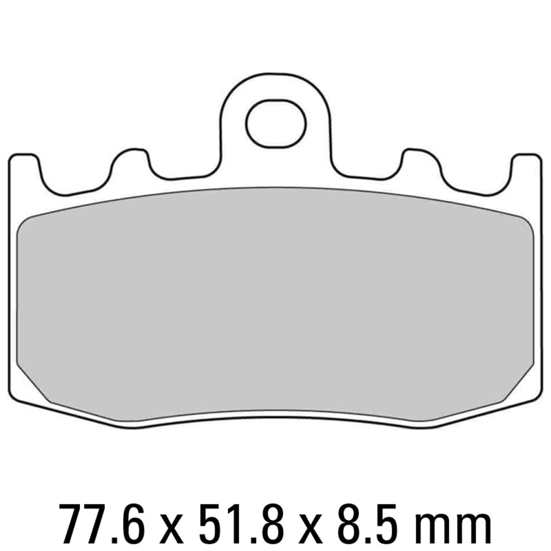 FERODO Brake Disc Pad Set - FDB2125 ST