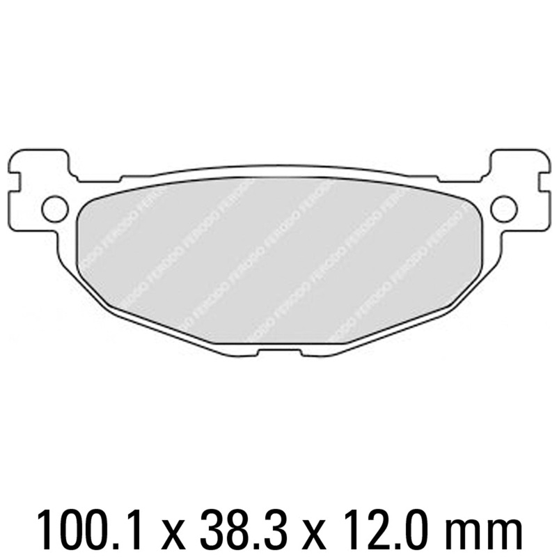 FERODO Brake Disc Pad Set - FDB2200 P Platinum Compound - Non Sinter for Road or Competition