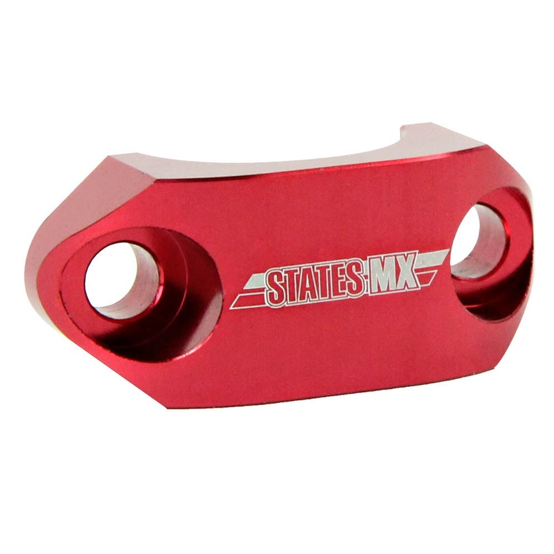 STATES MX BRAKE MASTER CYLINDER ROTATOR CLAMP - RED