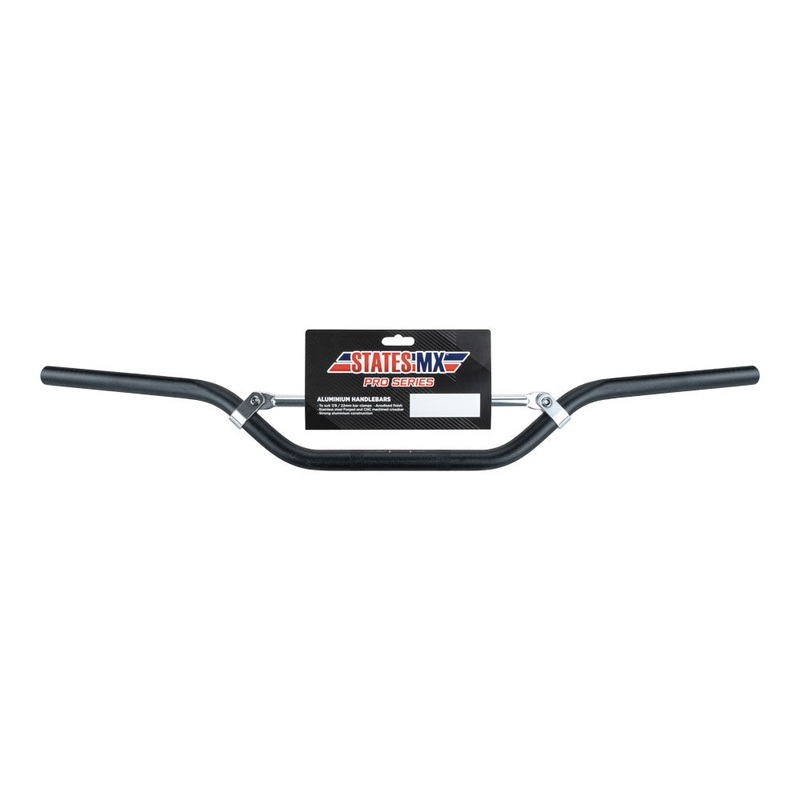 STATES MX HANDLEBAR PRO SERIES ALLOY MX BEND - BLACK