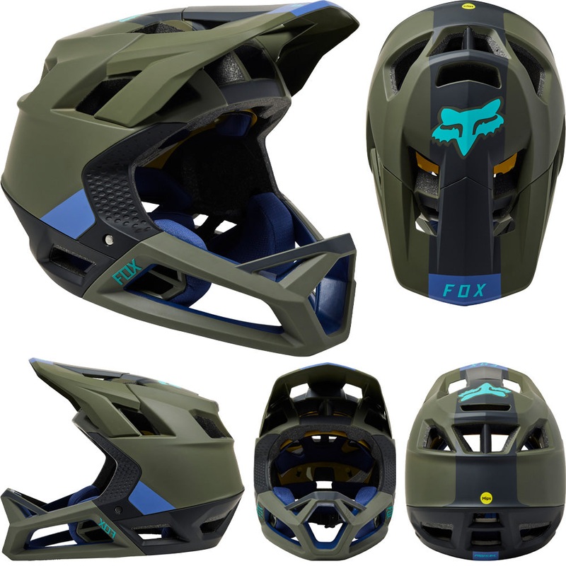 Fox Proframe MIPS Helmet - XL - Blocked Olive Green